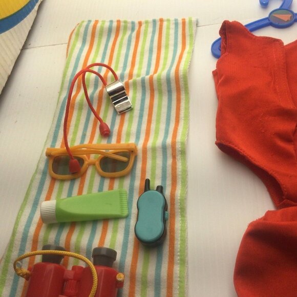 18” Doll Life Guard Set 9 Pieces Our Life As - Picture 10 of 11